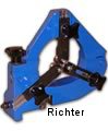 Lünette mit klappbarem Oberteil und Vierkantpinolen, gebaut von H. Richter Vorrichtungsbau GmbH, Deutschland, thumbnail