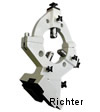 Lünette mit klappbarem Oberteil für CNC-Drehmaschine, gebaut von H. Richter Vorrichtungsbau GmbH, Deutschland, thumbnail