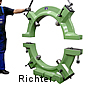 Lünette mit 4 Pinolen, gebaut von H. Richter Vorrichtungsbau GmbH, Deutschland, thumbnail