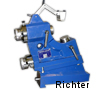 Luneta rectificadora<br>ajuste preciso mediante cuña y rosca diferencial, construido por H. Richter Vorrichtungsbau GmbH, Alemania, thumbnail