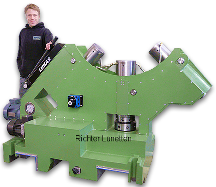 Soporte deslizante con lubricación con aceite a presión, construido por H. Richter Vorrichtungsbau GmbH, Alemania
