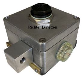 Dispensador de aceite para la lubricación externa de la pieza de trabajo, construido por H. Richter Vorrichtungsbau GmbH, Alemania