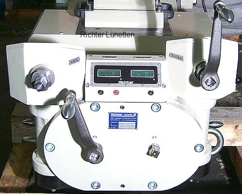 Heyligenstaedt KV-800-CNC - Guida a rulli con 2 mandrini e sistema di misurazione, costruito da H. Richter Vorrichtungsbau GmbH, Germania
