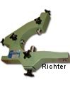 Lunette rotative avec 3 fourreaux, top mounting, construit par H. Richter Vorrichtungsbau GmbH, Allemagne, thumbnail