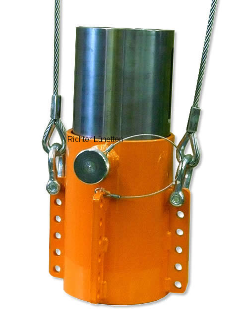 Dispositif de changement des fourreaux, construit par H. Richter Vorrichtungsbau GmbH, Allemagne